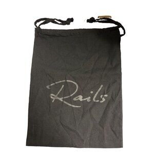Rails Drawstring Dust Bag Black 14" x 11"